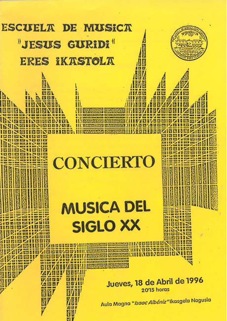 Cartel concierto especial