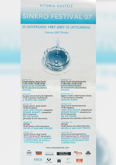 Cartel SINKRO FESTIVAL