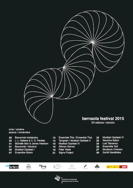 Cartel XII CICLO INTERNACIONAL DE MÚSICA CONTEMPORÁNEA