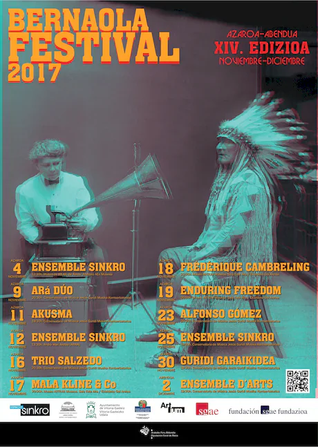 Cartel XIV CICLO INTERNACIONAL DE MÚSICA CONTEMPORÁNEA
